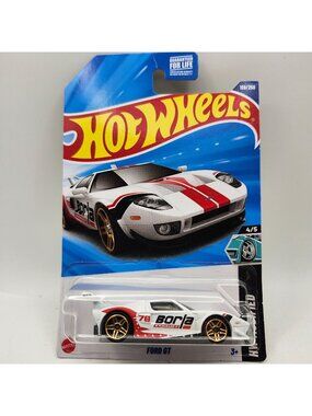 Hot Wheels Ford GT White Borla Exhaust 2025 HW Modified 4/5 159/250